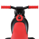 NNEDSZ Kids Ride On Car Motorcycle Motorbike with Bubble Maker Electric Toy 6V Red
