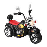 NNEDSZ Kids Ride On Car Motorcycle Motorbike Electric Toys Horn Music 6V Black