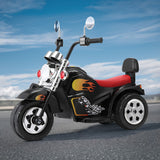 NNEDSZ Kids Ride On Car Motorcycle Motorbike Electric Toys Horn Music 6V Black