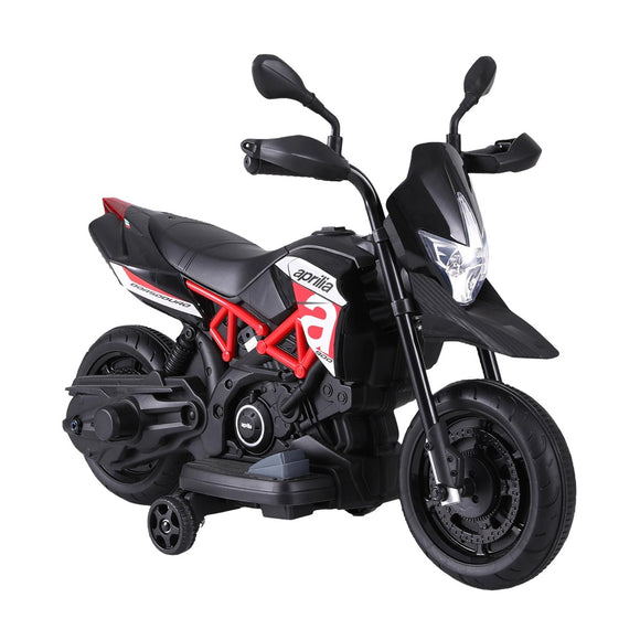 NNEDSZ Kids Electric Ride On Car Motorcycle Motorbike Aprilia Licensed Dorsoduro 900