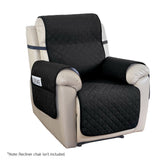 NNEDSZ Artiss Recliner Chair Cover 100% Water Resistant Black