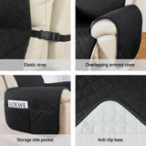 NNEDSZ Artiss Recliner Chair Cover 100% Water Resistant Black