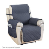 NNEDSZ Artiss Recliner Chair Cover 100% Water Resistant Grey