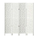 NNEDSZ Artiss 4 Panel Room Divider Screen 162x170cm Clover White
