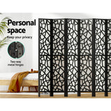 NNEDSZ Artiss 8 Panel Room Divider Screen 325x170cm Clover Black