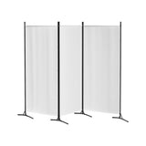 NNEDSZ Artiss 3 Panel Room Divider Screen 260x180cm Fabric White