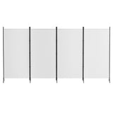 NNEDSZ Artiss 4 Panel Room Divider Screen 345x180cm Fabric White