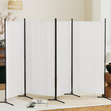 NNEDSZ Artiss 4 Panel Room Divider Screen 345x180cm Fabric White