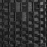 NNEED 4 Panel Room Divider Privacy Screen Black