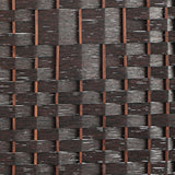 NNEED 4 Panel Room Divider Privacy Screen Brown