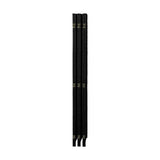 NNEED 6 Panel Room Divider Privacy Screen Black
