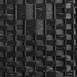 NNEED 6 Panel Room Divider Privacy Screen Black