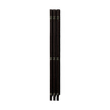 NNEED 6 Panel Room Divider Privacy Screen Brown