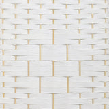 NNEED 6 Panel Room Divider Privacy Screen White