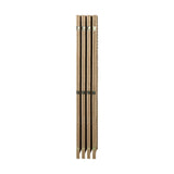 NNEED 8 Panel Room Divider Privacy Screen Wood