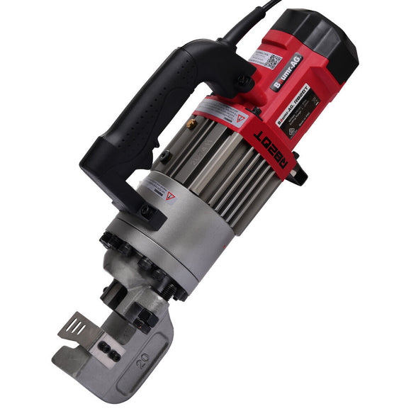 NNEMB 4-20mm 1000W Heavy-Duty Electric Hydraulic Rebar Cutter, 3 Sec Cycle, Carry Case