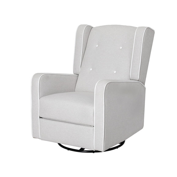 NNEDSZ Recliner Armchair 360� Swivel Grey Fabric