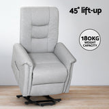 NNEDSZ Recliner Chair Lift Assist Chair Leather Grey