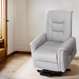 NNEDSZ Recliner Chair Lift Assist Chair Leather Grey