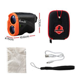 NNEDSZ 700M Golf Rangefinder Slope On/Off Vibration Alert Orange
