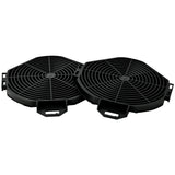 NNEMB Rangehood Filter Set, for EUR60B ESR60S EUR60N, 2 Replacement Activated Carbon Filters
