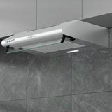 NNEDSZ 600mm Range Hood 60cm Rangehood Kitchen Canopy LED Light Stainless Steel