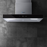 NNEDSZ Devanti 600mm Range Hood 60cm Rangehood Glass Stainless Steel