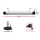 NNEDSZ Electric Strip Heater Radiant Heaters 3000W