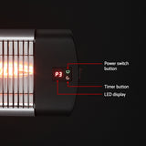 NNEDSZ Electric Strip Heater Radiant Heaters 3000W