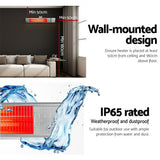 NNEDSZ Devanti Electric Strip Heater Infrared Radiant Heaters 2000W