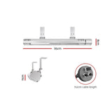 NNEDSZ Devanti Electric Strip Heater Infrared Radiant Heaters 3000W