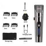 NNEOBA Washable Rechargeable Hair Clipper Professional Barber Trimmer Grey