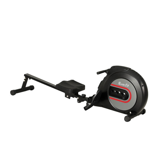 NNEDSZ Rowing Machine Rower Elastic Rope Resistance Fitness Home Cardio Black