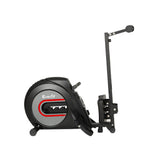 NNEDSZ Rowing Machine Rower Elastic Rope Resistance Fitness Home Cardio Black