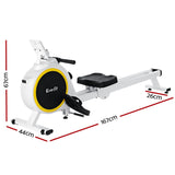 NNEDSZ Rowing Machine 16 Levels Magnetic Rower Home Gym Cardio Workout