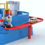 NNEOBA Racing Rail Car Model Educational Toy for Kids (Blue)