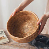 NNEOBA Rattan Wicker Storage Basket (3 pcs)