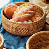NNEOBA Rattan Wicker Storage Basket (3 pcs)
