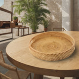 NNEOBA Handwoven Rattan Wicker Storage Basket