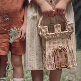 NNEOBA Rattan Woven Hand-Woven Picnic and Storage Basket