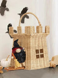 NNEOBA Rattan Woven Hand-Woven Picnic and Storage Basket