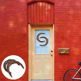 NNEOBA Moon Shaped Rattan Wreath Frames