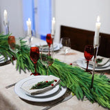 NNEOBA Real Touch Norfolk Pine Christmas Garland