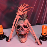 NNEOBA Realistic Skeleton Stakes for Halloween Yard and Garden Decor