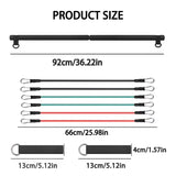 NNEOBA Resistance Band Pilates Stick Home Fitness Kit