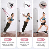 NNEOBA Resistance Band Pilates Stick Home Fitness Kit