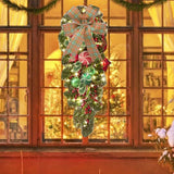NNEOBA Christmas Vine Garland Wreath Door Hanger Ornament