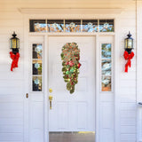 NNEOBA Christmas Vine Garland Wreath Door Hanger Ornament