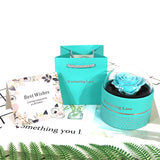 NNEOBA Romantic Eternal Rose Jewelry Box Necklace Ring Storage