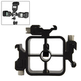 Triple Hot Shoe Mount Adapter For Flash And Light Stands-1915198264693624833